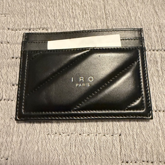 Iro Paris Sharp Card Case in Black - Picture 2 of 5